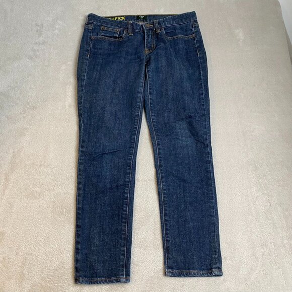 J. Crew Women's Jeans Size 28 Stretch Denim Medium Wash Cotton/Spandex Blend Str - Picture 11 of 11